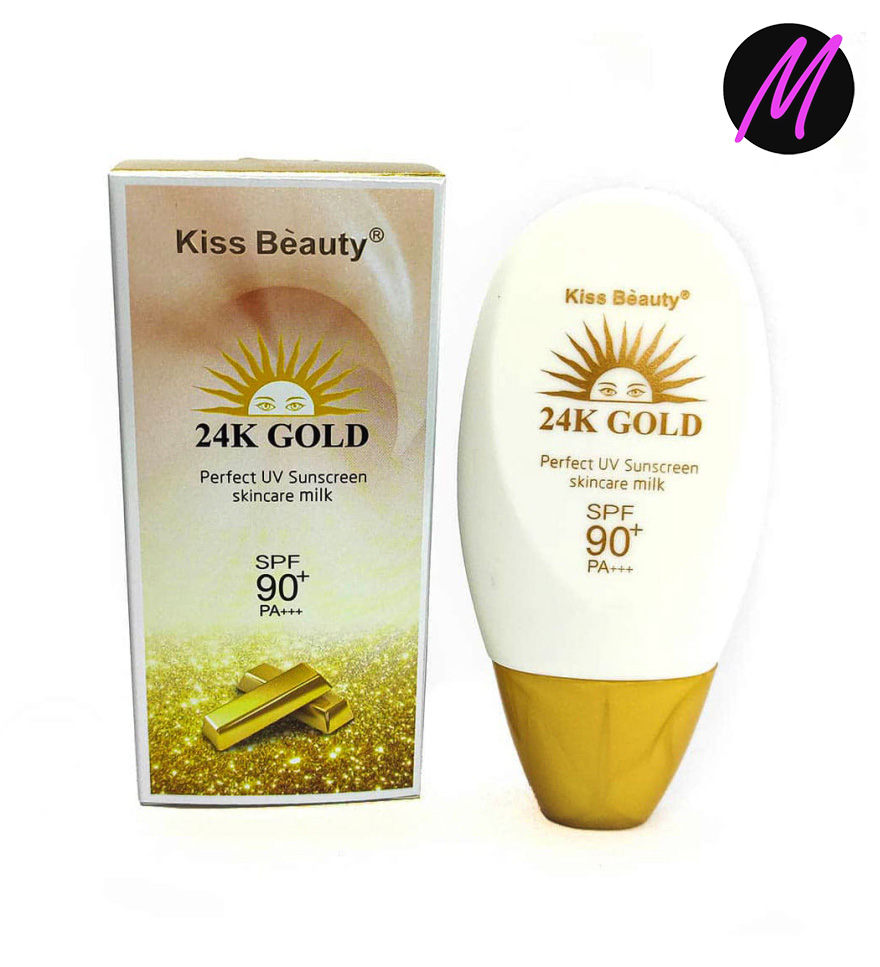 کرم ضدآفتاب SPF90 حاوی طلا 24K کیس بیوتی - مازاری مارکت